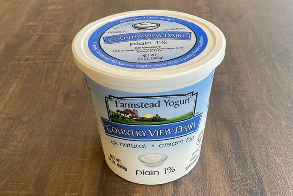 Country view dairy plain yogurt, 24 ounces