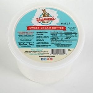 Hansen's Dairy Salted Butter, 1 pound