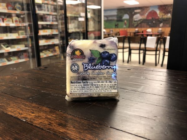 Maple Leaf Blueberry white cheddar