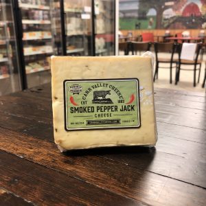 Carr Valley smoked pepper jack cheese