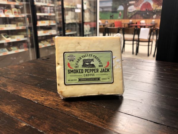 Carr Valley smoked pepper jack cheese