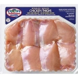 boneless chicken thighs