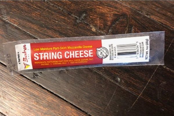 Single Baker's String Cheese stick