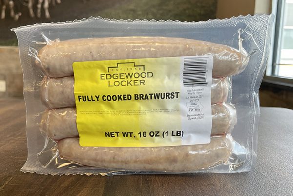 Edgewood fully cooked bratwurst