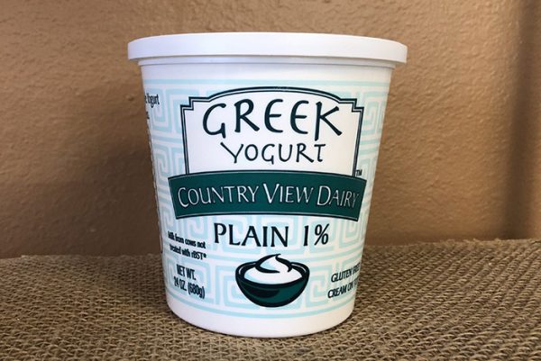 Country View Dairy plain greek yogurt, 24 ounces